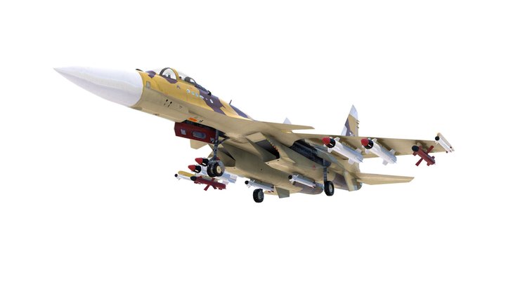 Su-37 Terminator 3D Model