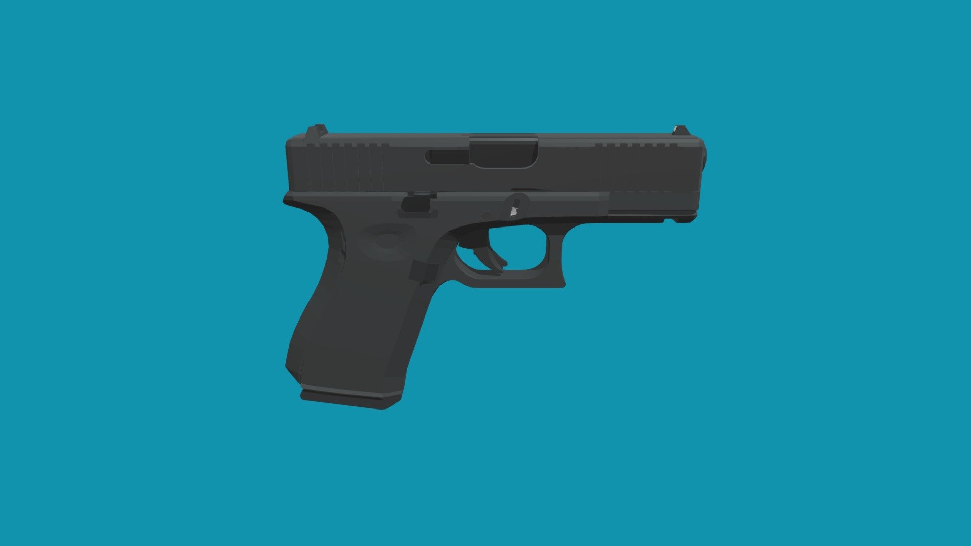 Low-Poly Glock 19 Gen 5 - Download Free 3D model by CheeseMuncher ...