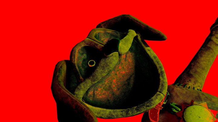 Dogday With Static Pose(for prisma 3d) 3D Model