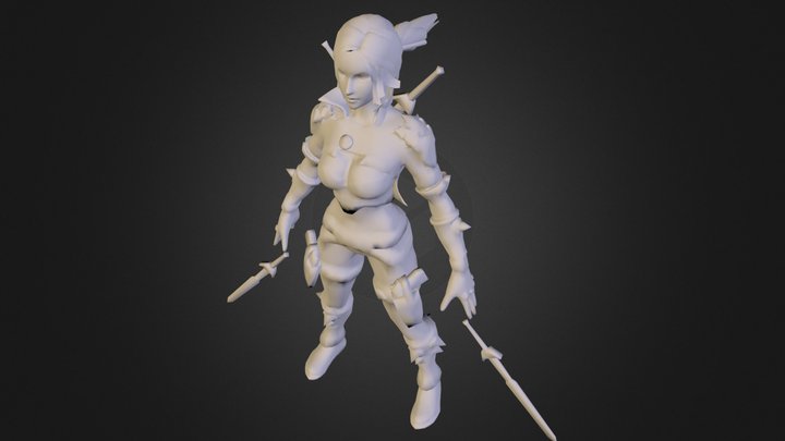 Katarina Ravager 3D Model