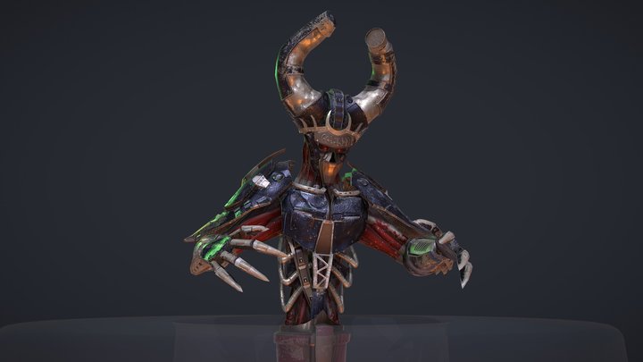 Synferno Boss: Satan 3D Model