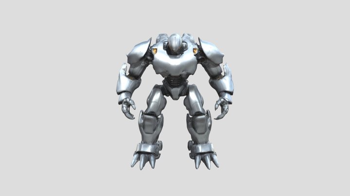 Monster fighting jaegar 3D Model