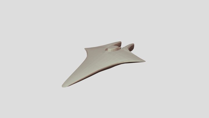 wraith: cruiser - lowpoly 3D Model