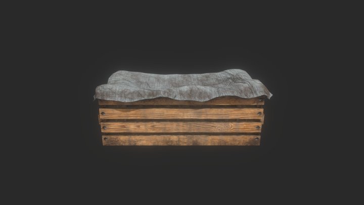 Crate 3D Model
