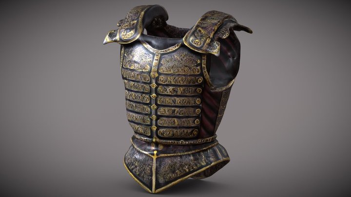 Roman Empire Armour 3D Model