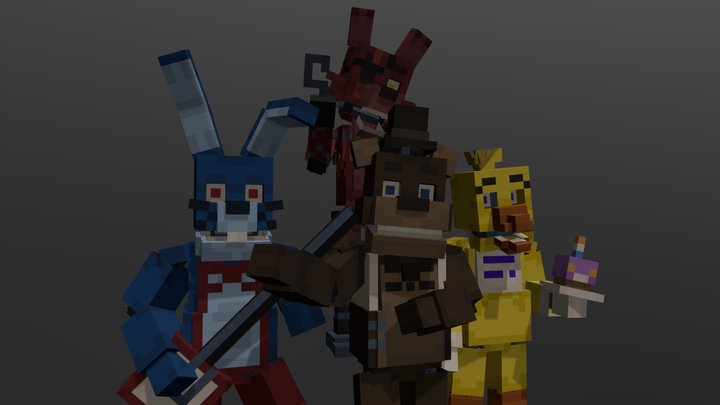 Fnaf1 3D Model
