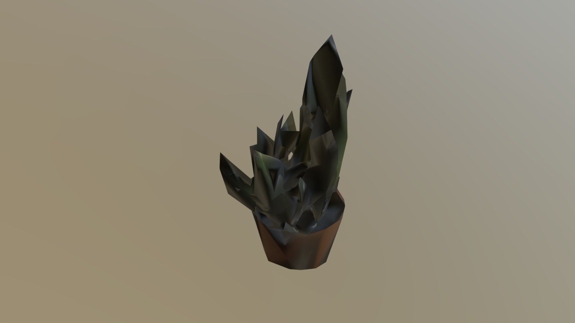 Houseplant SKanect Low Poly