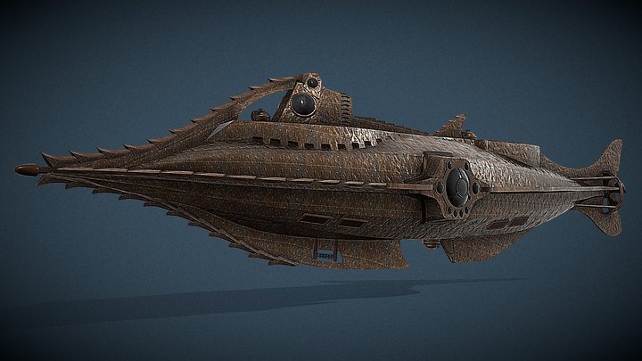 ( FREE ) Nautilus Submarine - SDC 3D Model