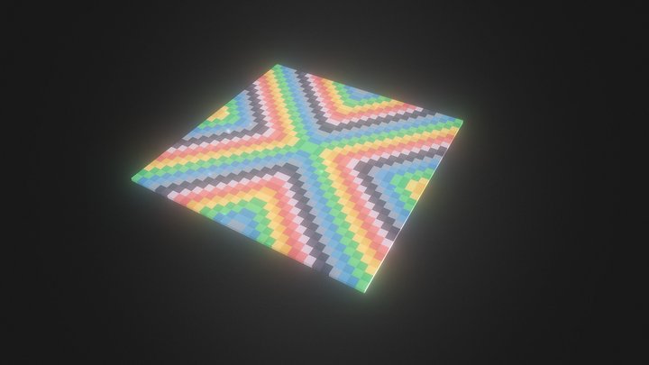 disco wall 3D Model