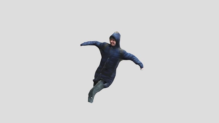 3d live scanner test animated "DIMITRY" 3D Model
