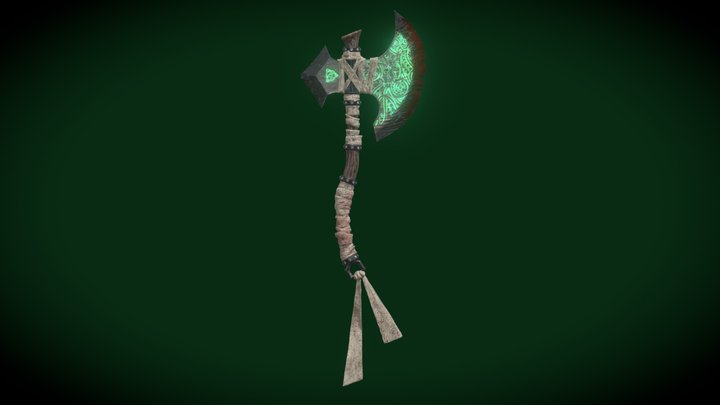 Viking Axe 3D Model