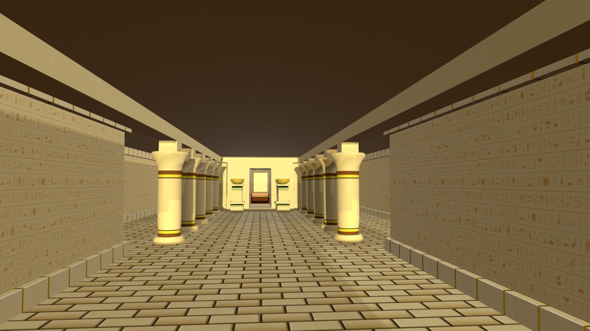 Egyptian Tomb - 3D model by GreenLight137 [be52287] - Sketchfab