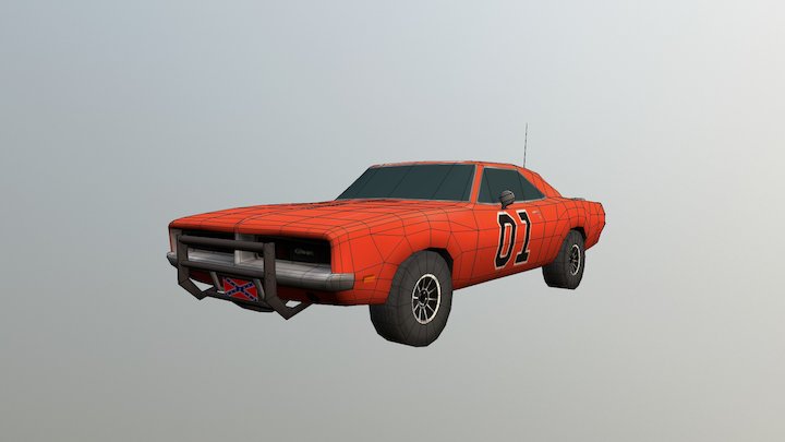 General Lee 3D Model