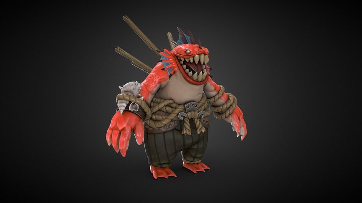 Peter Fishmouther 3D Model