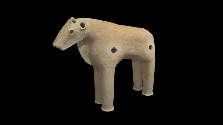 牛形埴輪 3D Model