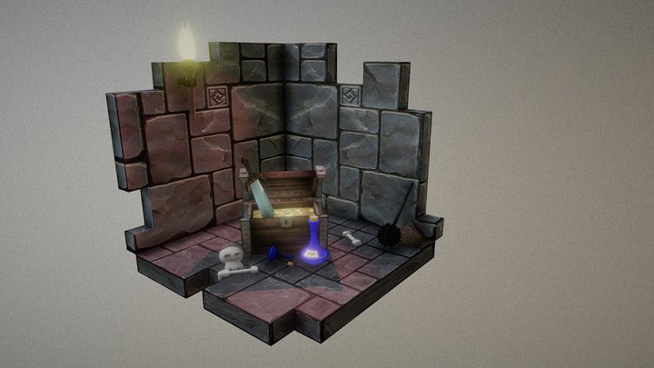 Dungeon 3D Model