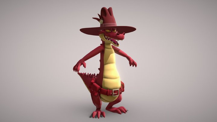 Henry The Red Crocodile (2026) – Free 3D Model STL