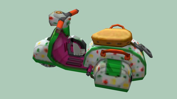 Isabelle Scooter 3D Model