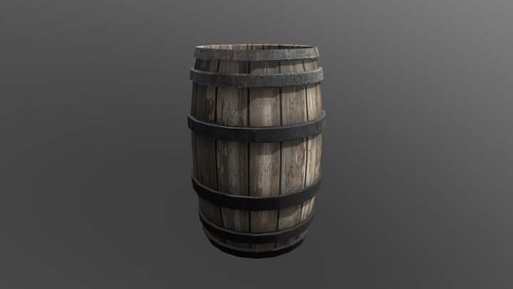 Barrel 3D Model