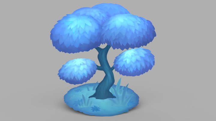 2.5D Spectral Tree 3D Model