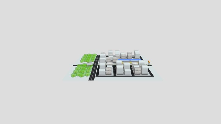 City 3d Model By Ansh Agrawal 3D Model