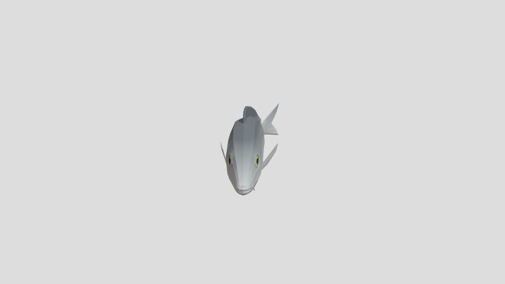 Low Poly Seabream Animated