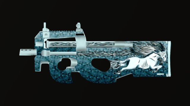 P90-Frozen Trotter 3D Model