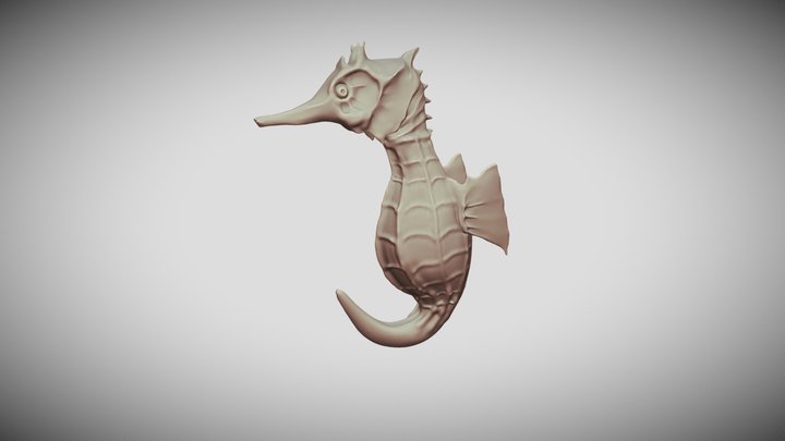 Seahorse 3D Model