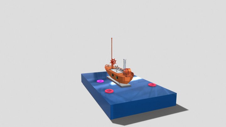 Barco terminadooo 3D Model