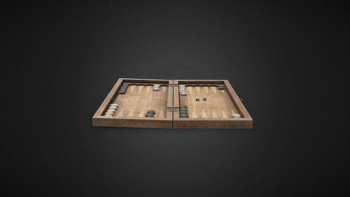 Backgammon 3D Model