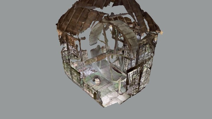 Treadmill at Weald and downland museum 3D Model