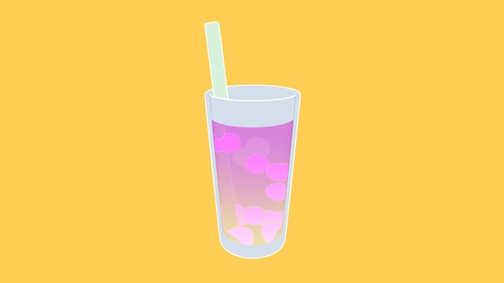 BubbleTea 3D Model