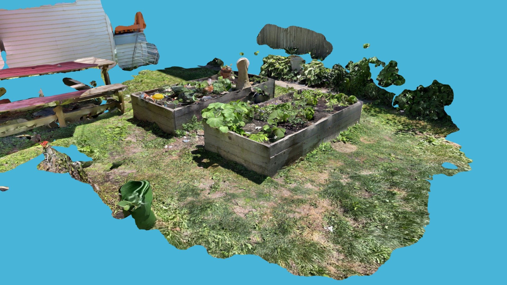 Day 41: Raised Beds in Garden