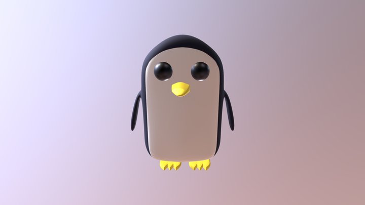 Gunther Penguin 3D Model