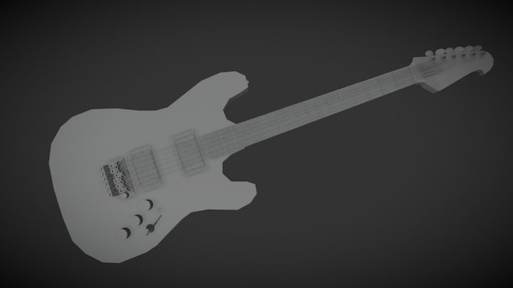 Guitar (Work in progress) 3D Model