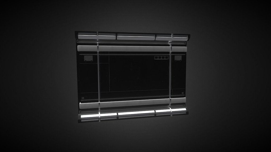 SCI-FI WALL - 3D model by aidenn7 [be5d93a] - Sketchfab