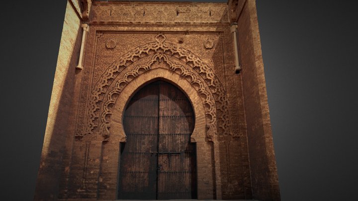 Principal Gate of the site of Chellah 3D Model