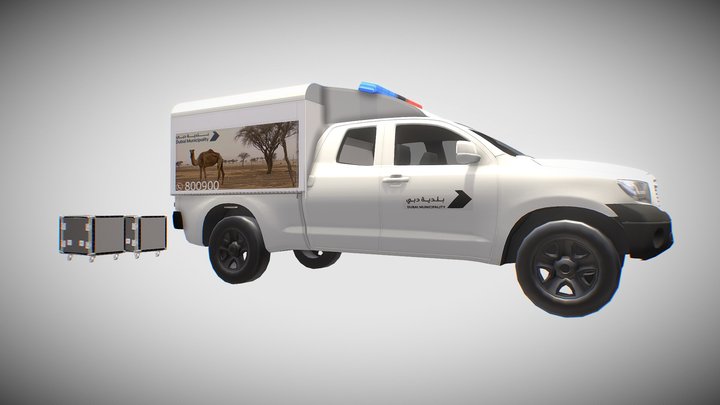 Prototype for Mobile Veterinary Clinic  Option 2 3D Model