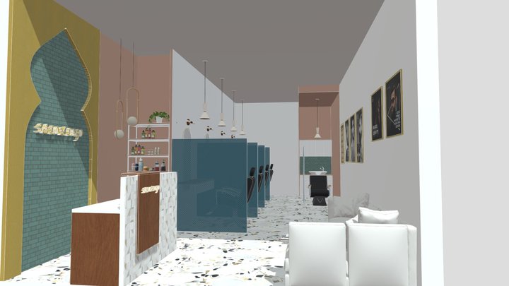 Salon 3D Model