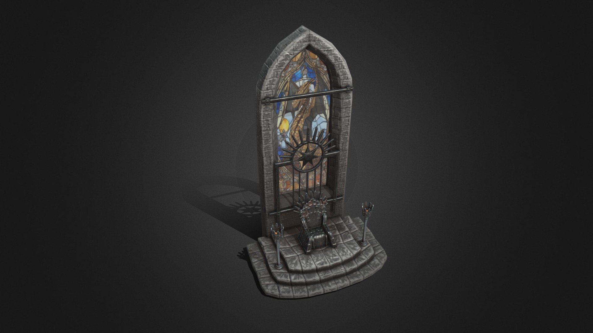 The Iron Throne (stylized remake) - Download Free 3D model by SlagPerch ...