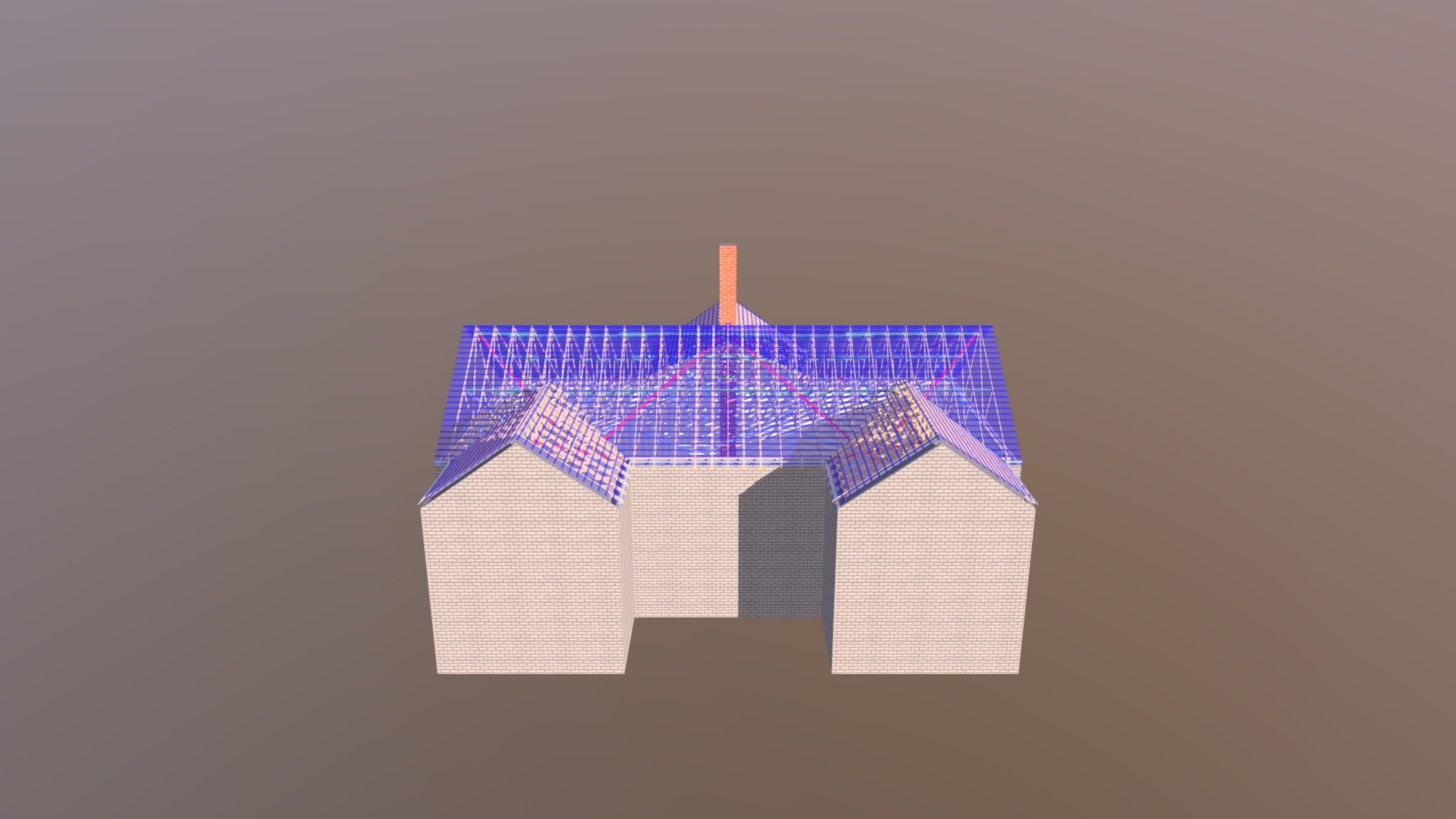 J04013A, Roof Layout - 3D Model By Martin Hallam. Harmony Timber ...