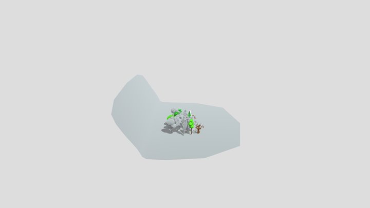 Forest lowpoly 3D Model