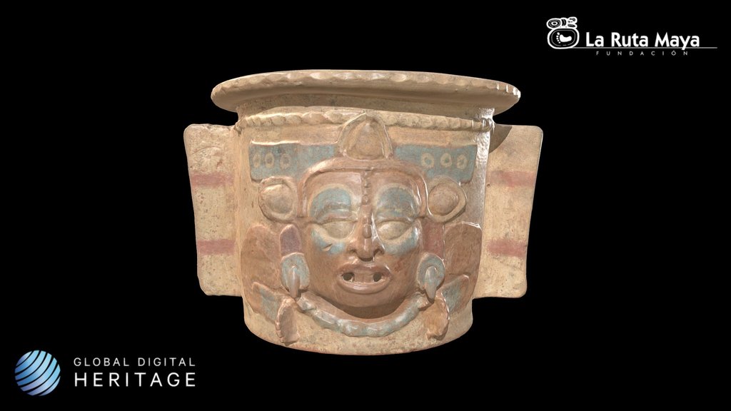 Urn with Solar Deity K’inich