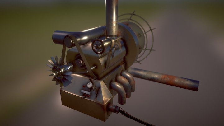 ARC ship engine 3D Model