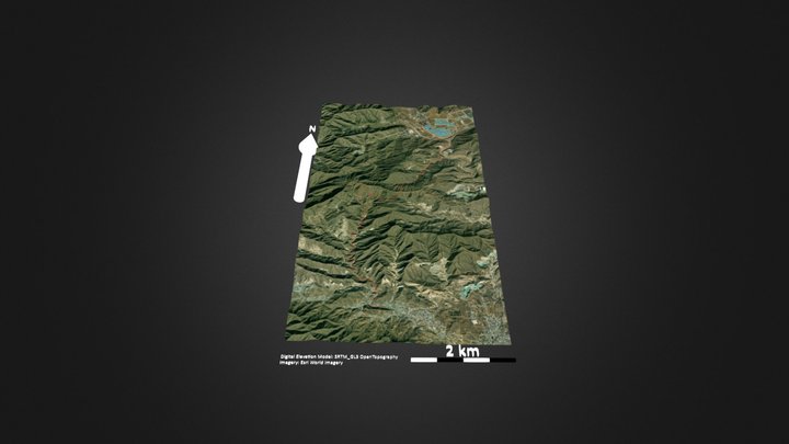 谷积山 – Modelo 3D gratuito STL