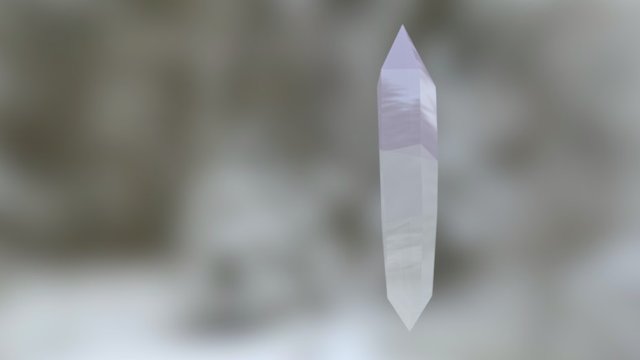 Low Poly Crystal 3D Model