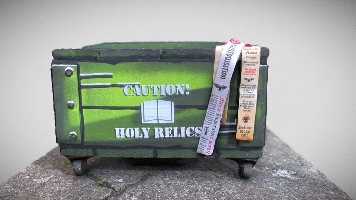 Warhammer 40K Relic / Ammo Crate 3D Model