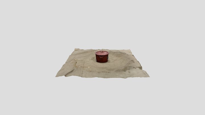A toy pot 3D Model