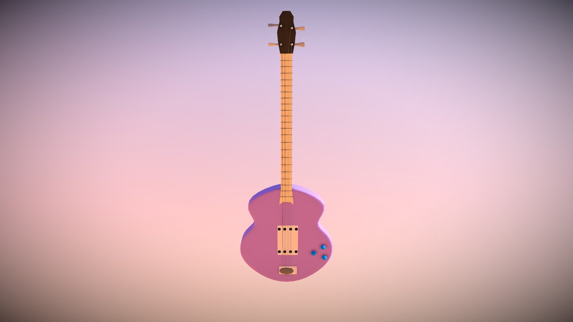 Bass Guitar - 3D model by Noy Anceno (@noyea) [be676e7] - Sketchfab