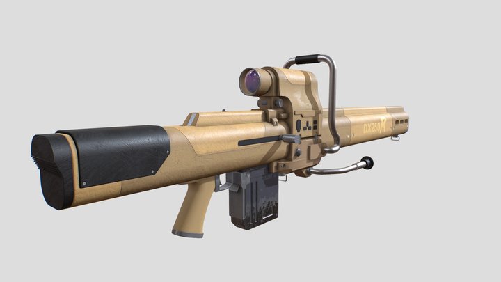 DX250R Prosumer Sniper Rifle 3D Model